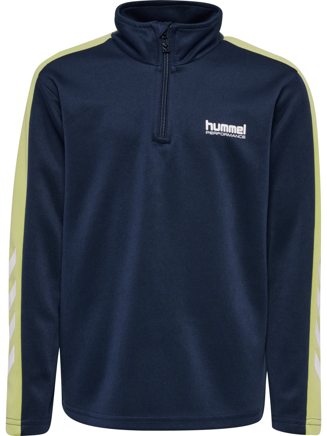 hmlJR GOAL HALFZIP, DRESS BLUES, packshot