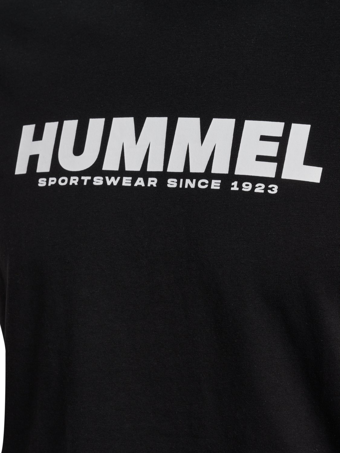 hmlLEGACY T-SHIRT, BLACK, packshot