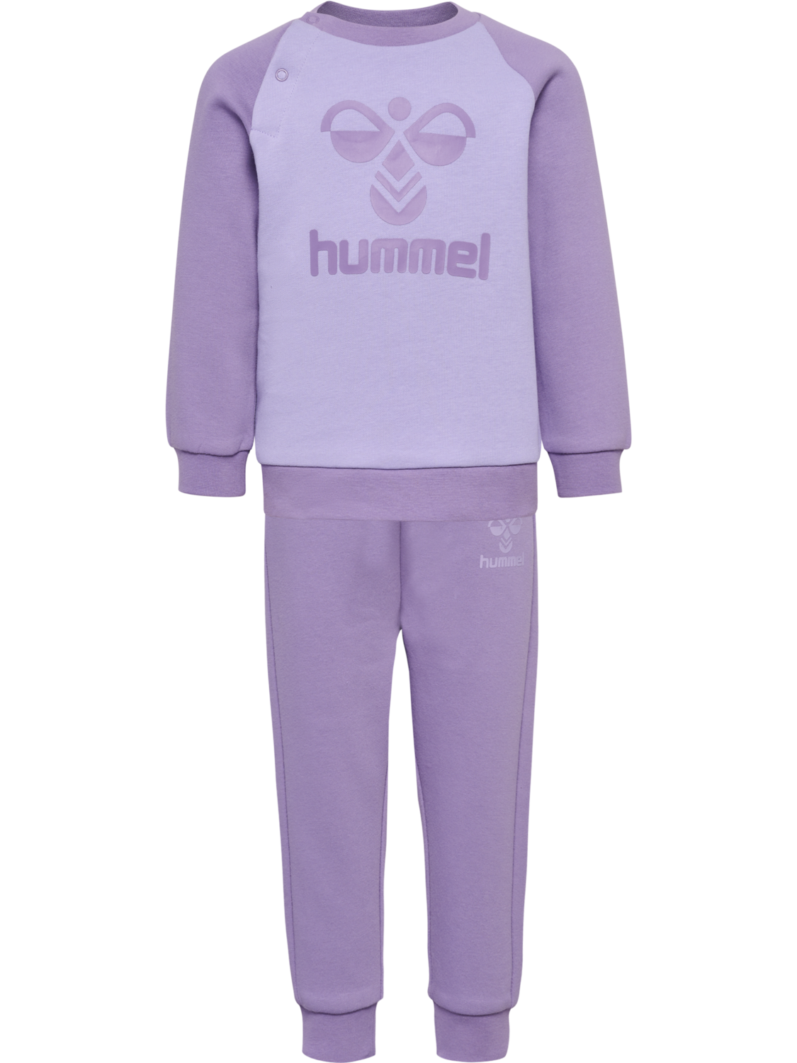 hmlHUMMING CREWSUIT, CHALK VIOLET, packshot