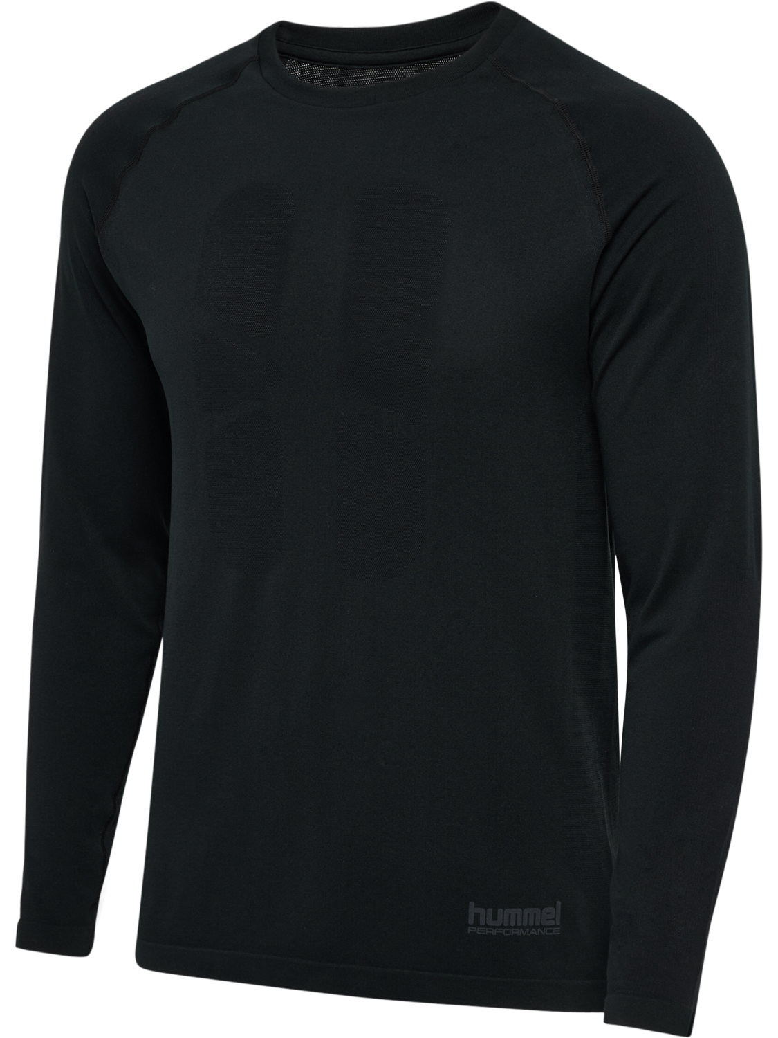hmlHIIT SEAMLESS T-SHIRT L/S, BLACK, packshot