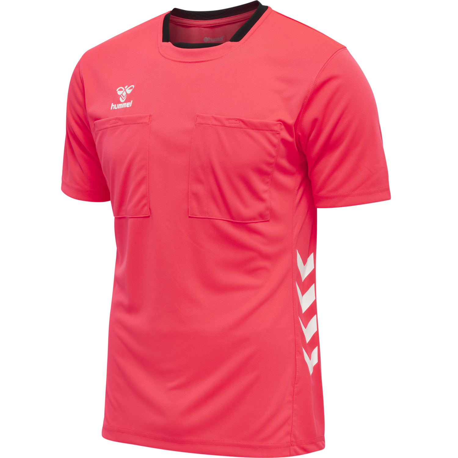 hmlREFEREE CHEVRON JERSEY S/S, DIVA PINK, packshot