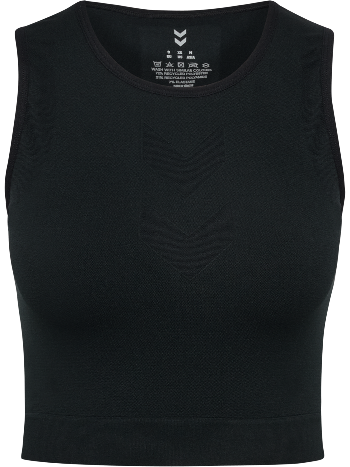 hmlHIIT SEAMLESS W TOP, BLACK, packshot