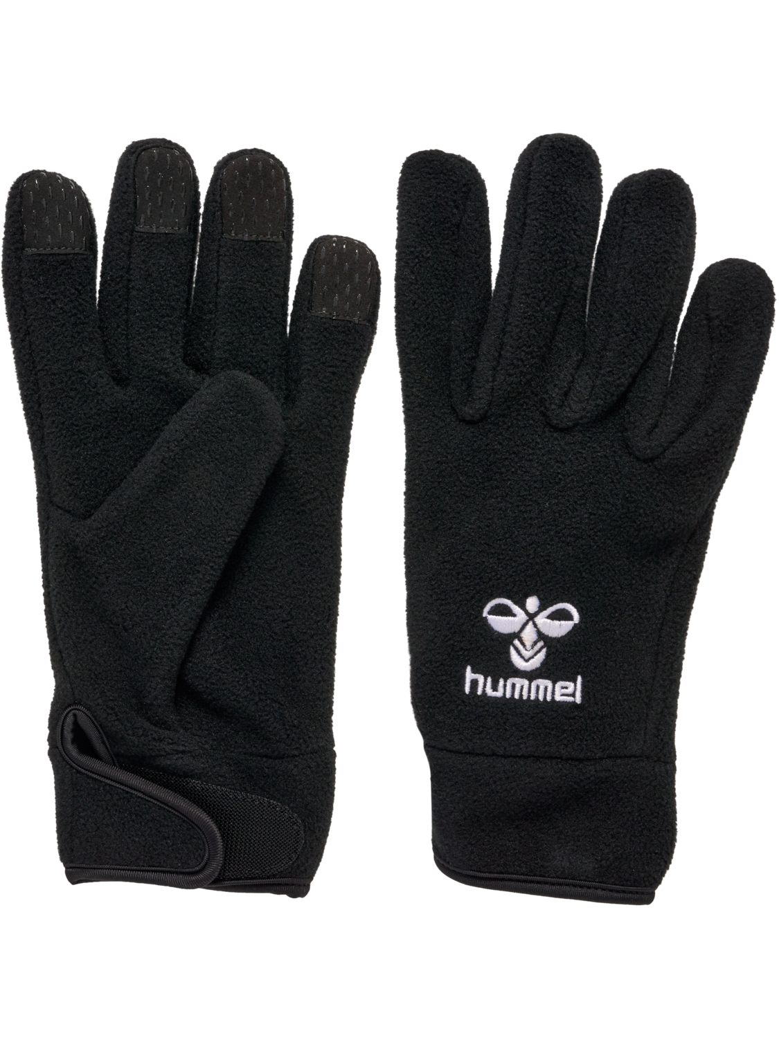 hmlFLEECE GLOVES, BLACK, packshot