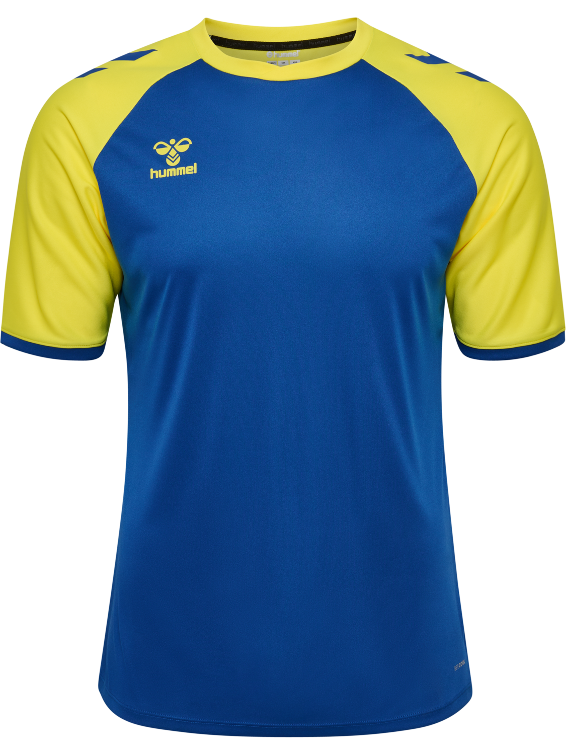 hmlMATCH LEAGUE JERSEY S/S, TRUE BLUE/BLAZING YELLOW, packshot