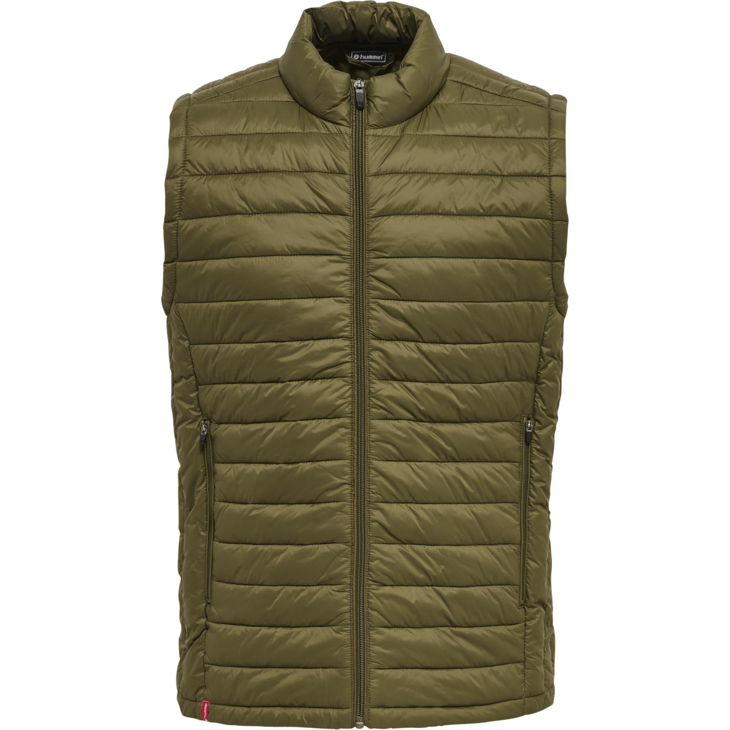 hmlRED QUILTED WAISTCOAT, DARK OLIVE, packshot