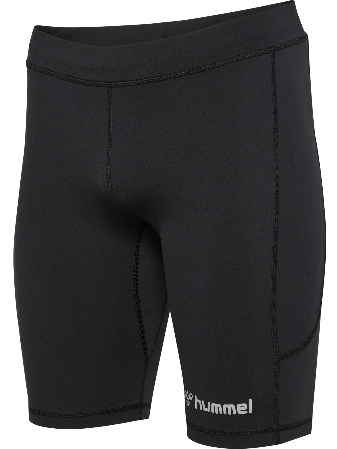 hmlRUN SHORT TIGHT, BLACK, packshot