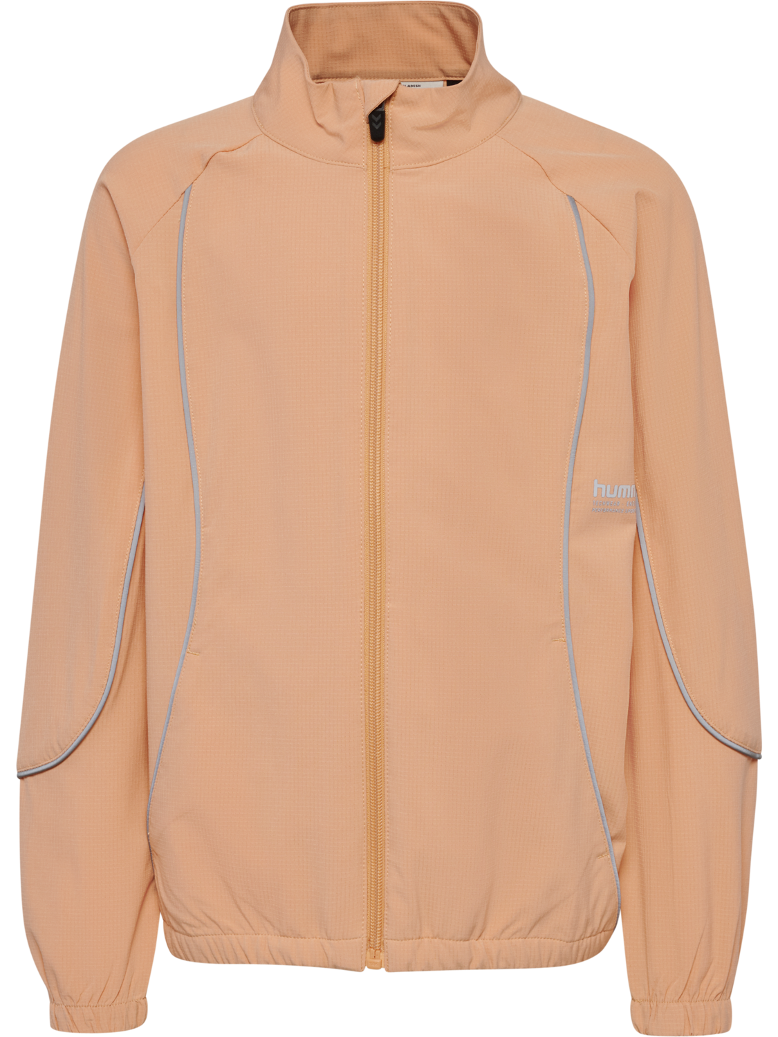 hmlJR WOVEN ZIP JACKET, PEACH BLOOM, packshot