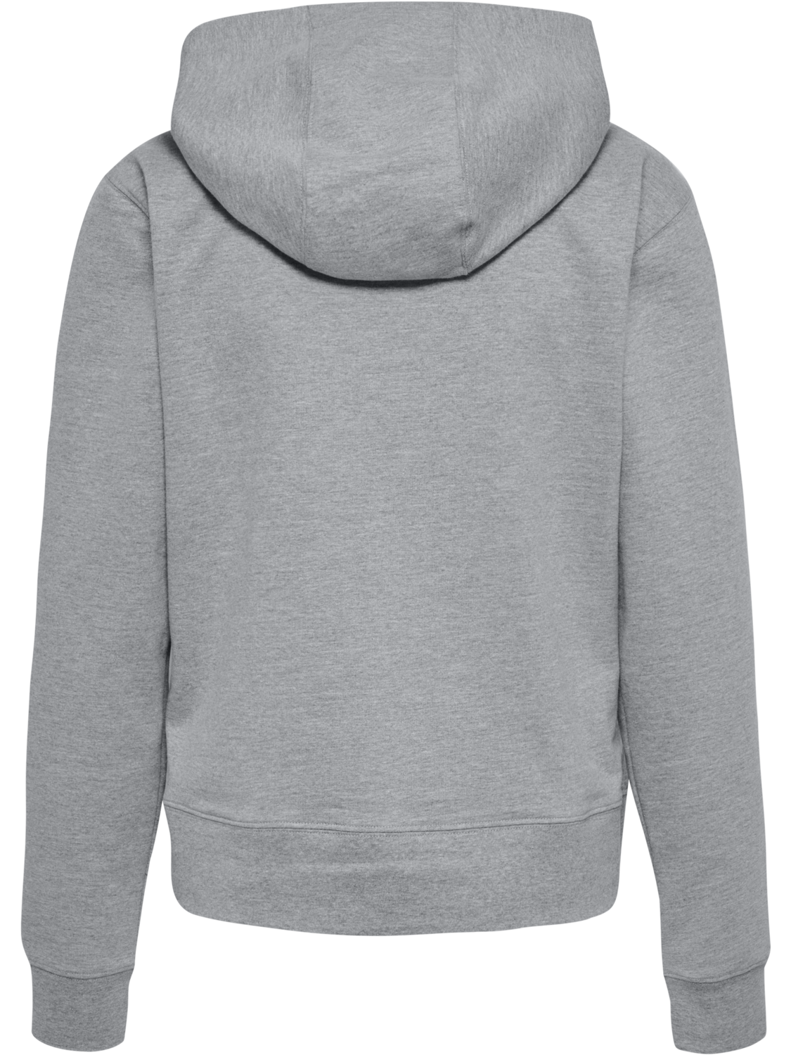 hmlGO 2.0 ZIP HOODIE WOMAN, GREY MELANGE, packshot