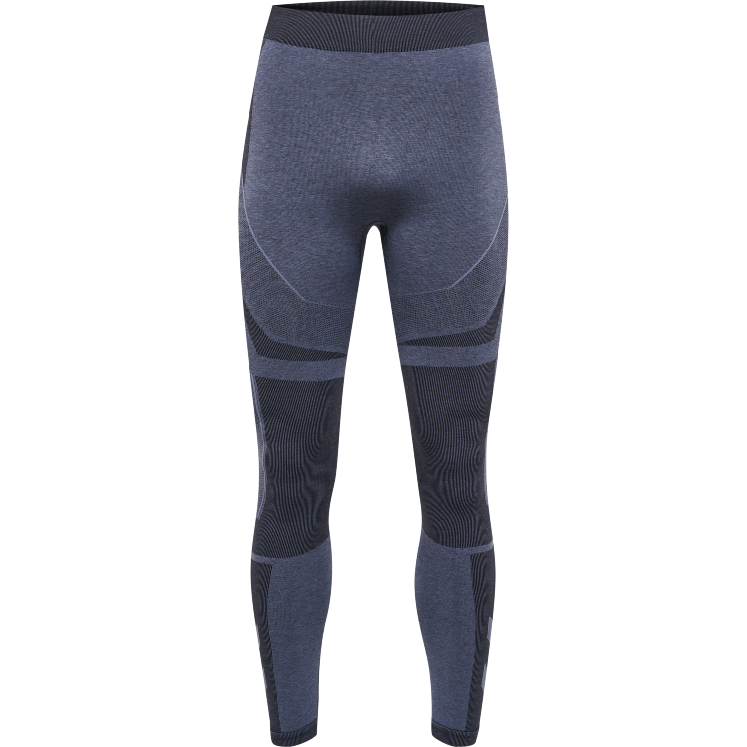 hmlTE MIKE SEAMLESS TIGHTS, BLACK/ASPHALT MELANGE, packshot