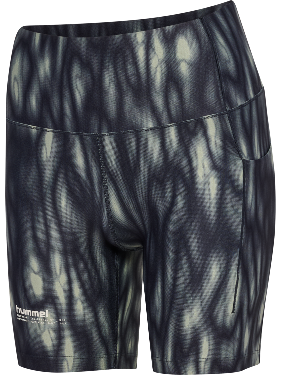 hmlHIIT AOP INTENSITY SHORT TIGHTS, SEAGRASS, packshot
