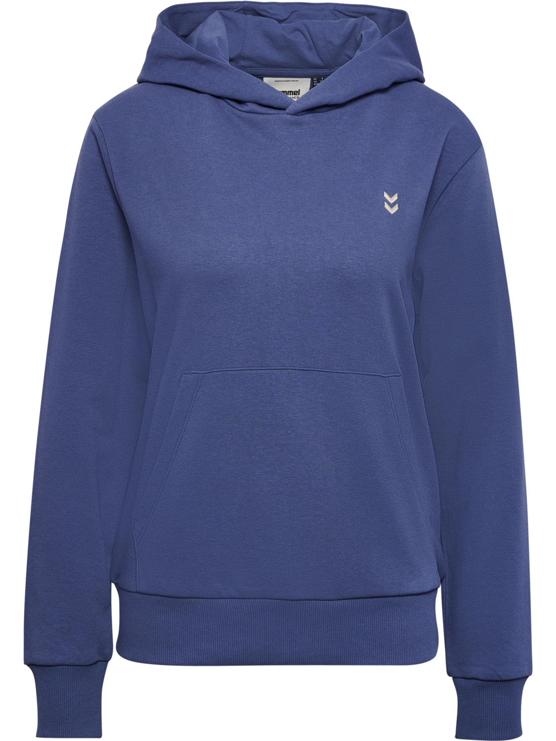 hmlPULSE W SWEAT HOODIE, BLUE INDIGO, packshot
