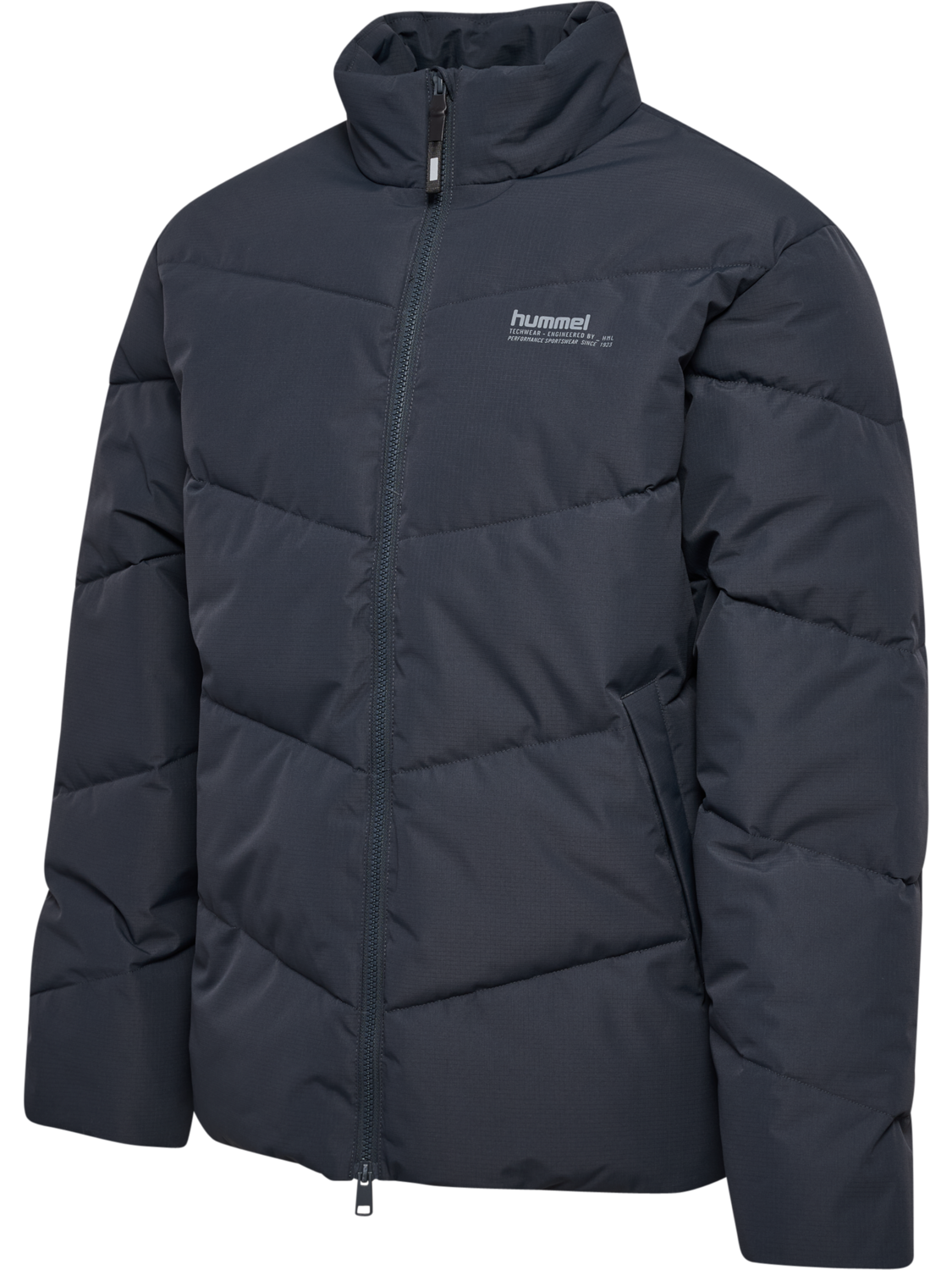 hmlSHORT  PUFFER JACKET, EBONY, packshot