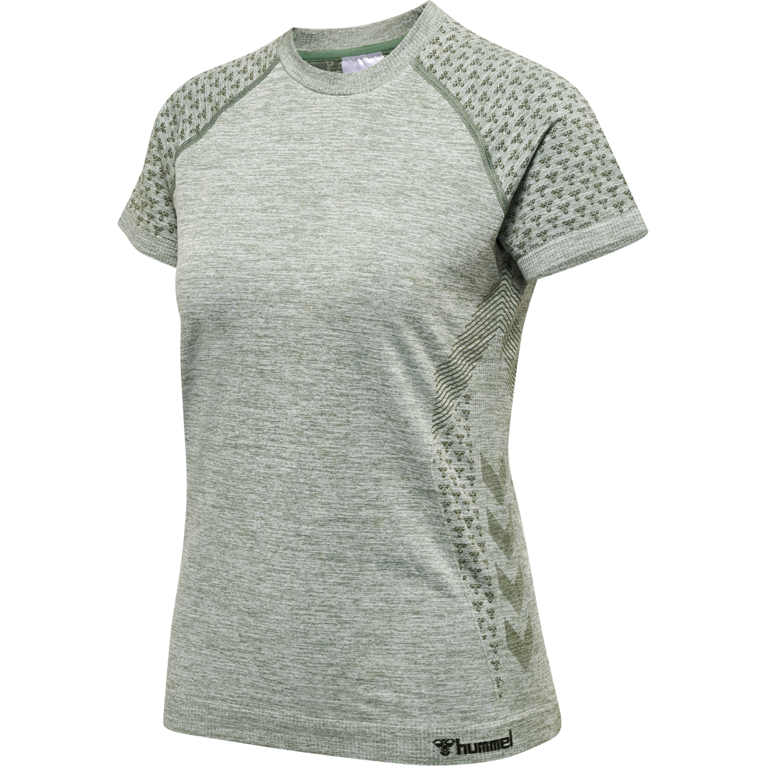 hmlCI SEAMLESS T-SHIRT, LILY PAD MELANGE, packshot