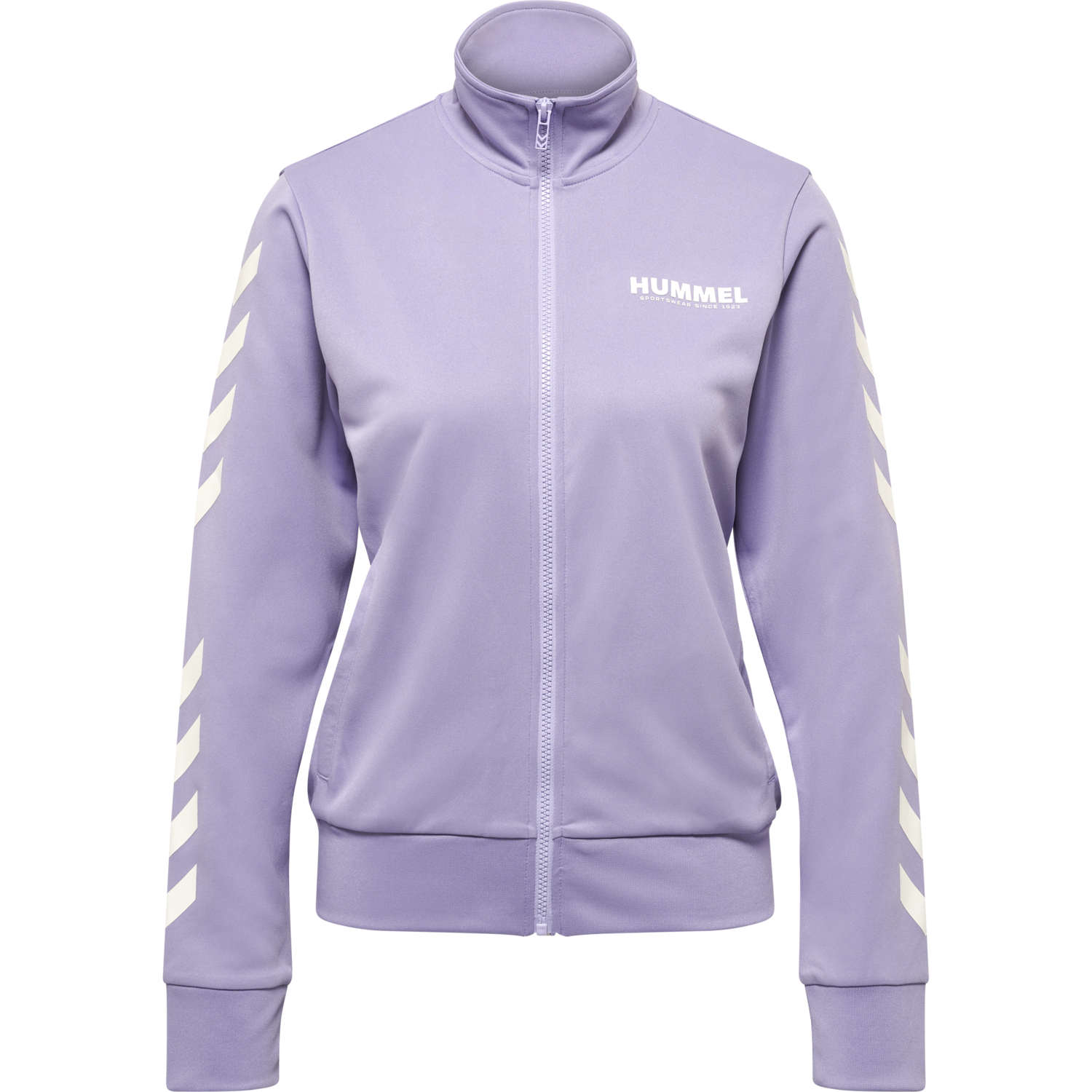 hmlLEGACY POLY WOMAN ZIP JACKET, HEIRLOOM LILAC, packshot