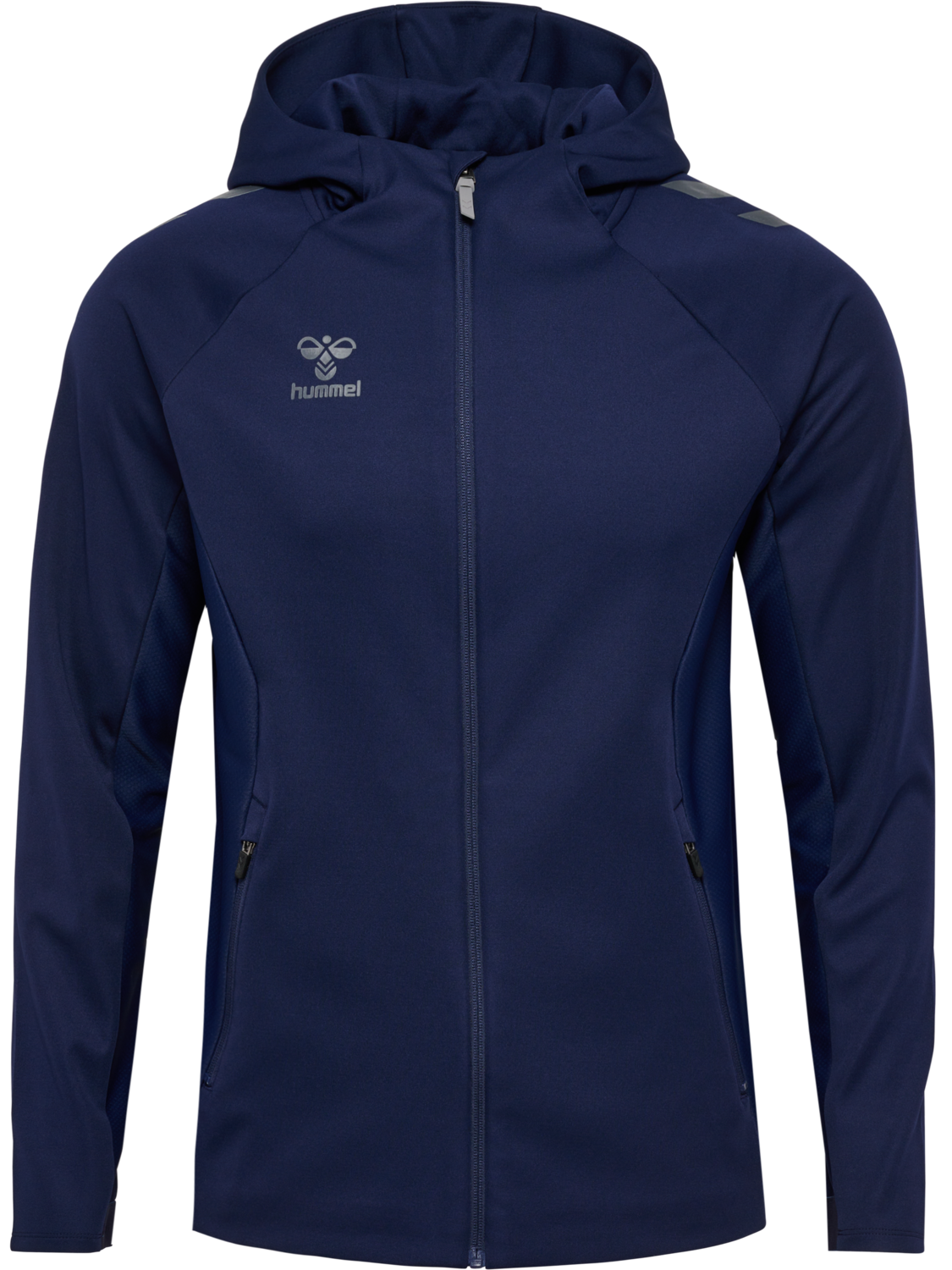 hmlCIMA 2.0 ZIP HOODIE, MARINE, packshot