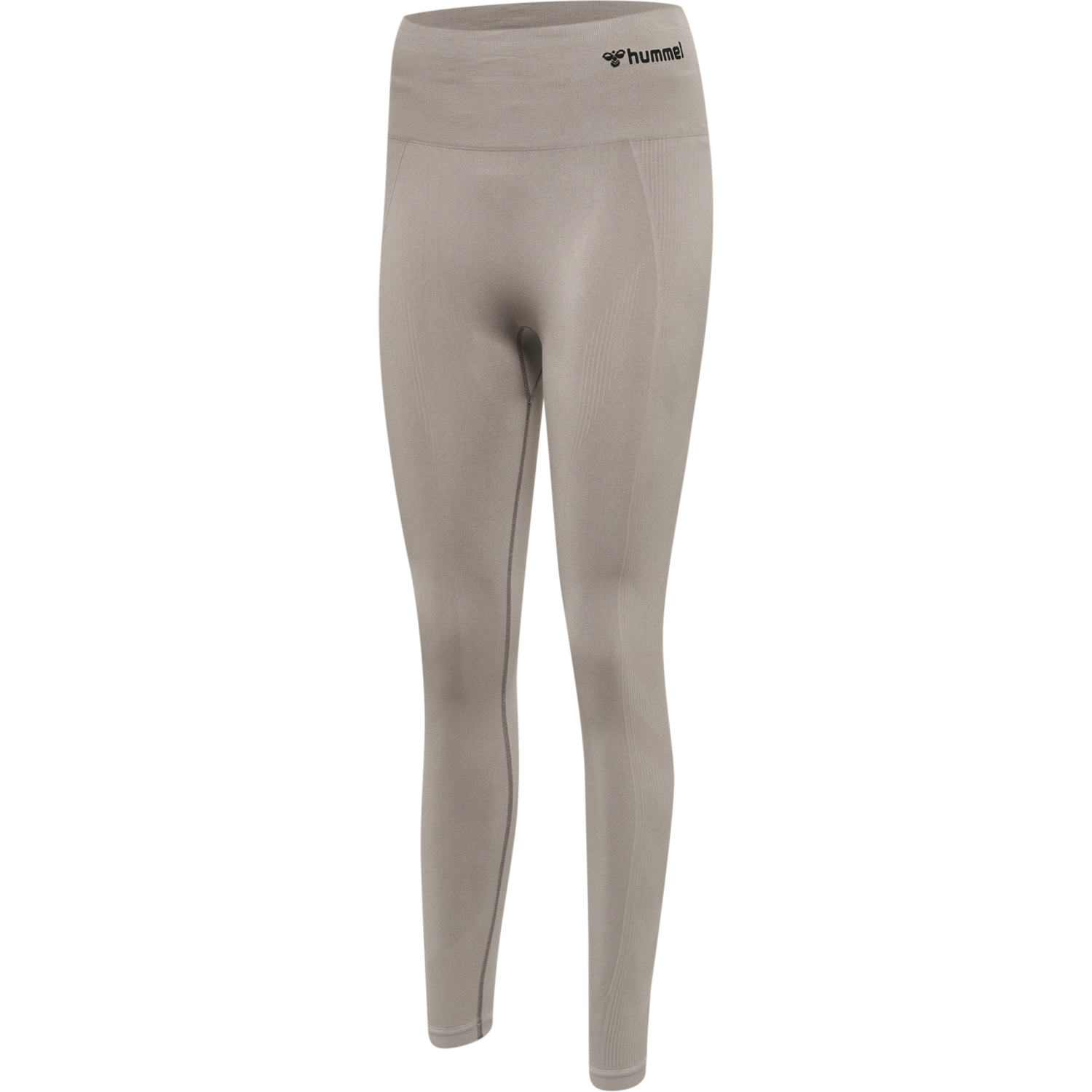 hmlTIF SEAMLESS HIGH WAIST TIGHTS, DRIFTWOOD, packshot