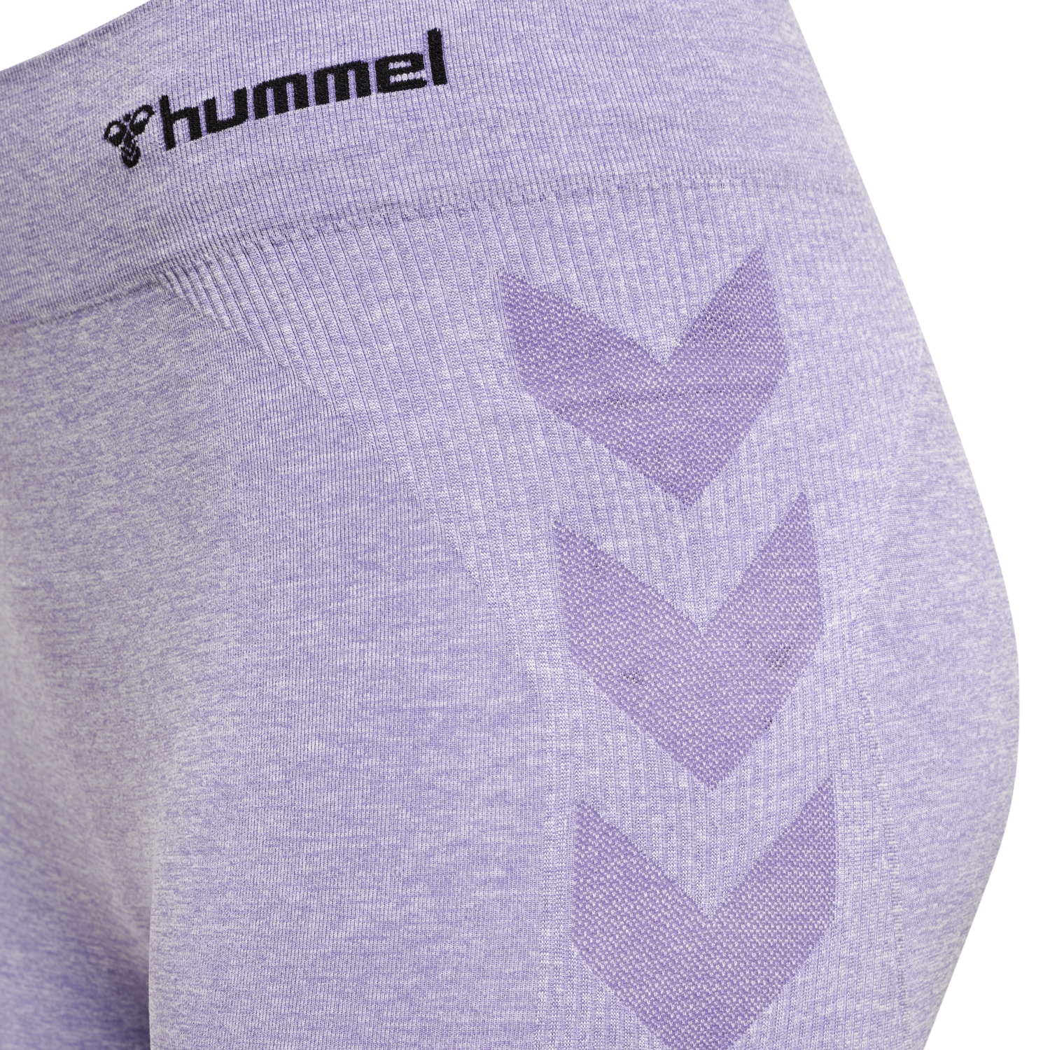 hmlCI SEAMLESS CYCLING SHORTS, LAVENDER MELANGE, packshot