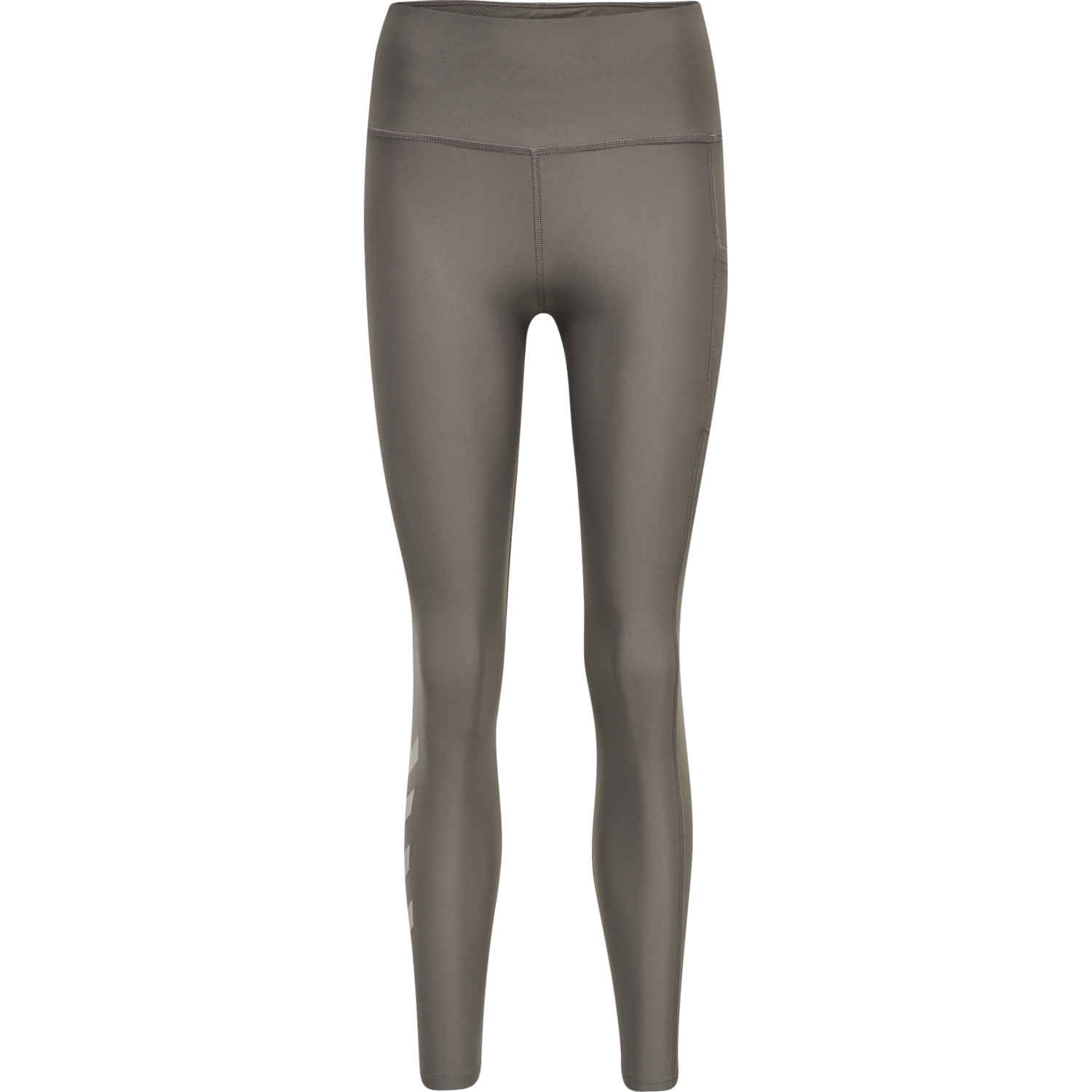 hmlTE TOLA HIGH WAIST TIGHTS, DRIFTWOOD, packshot