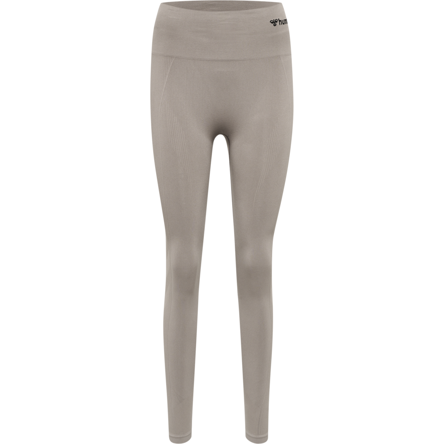 hmlTIF SEAMLESS HIGH WAIST TIGHTS, DRIFTWOOD, packshot