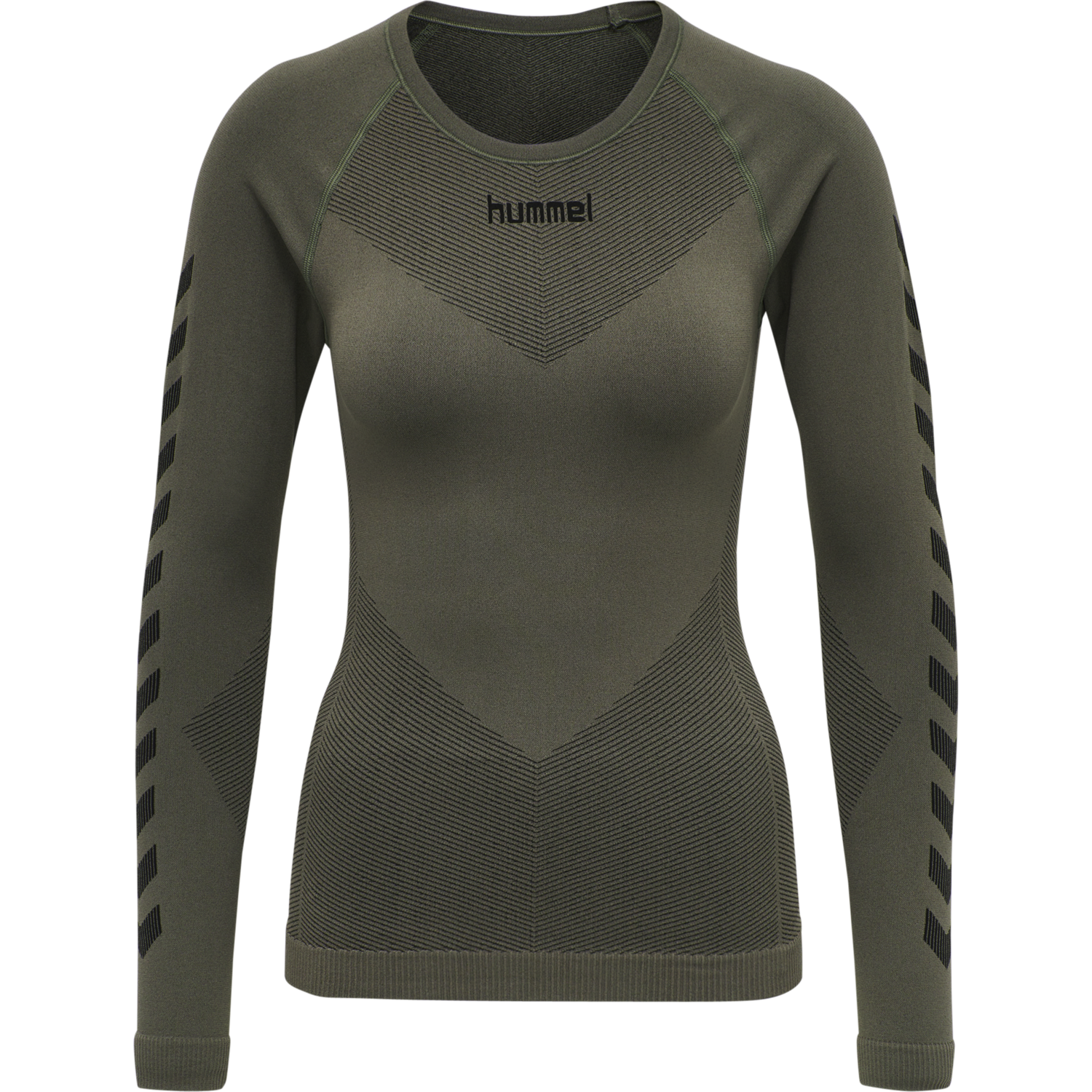 HUMMEL FIRST SEAMLESS JERSEY L/S W, GRAPE LEAF, packshot