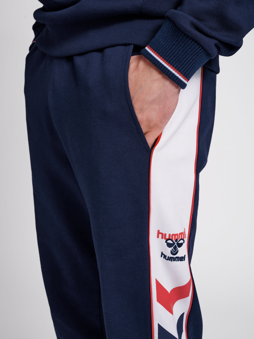 hmlIC DURBAN REGULAR PANTS, PEACOAT, model