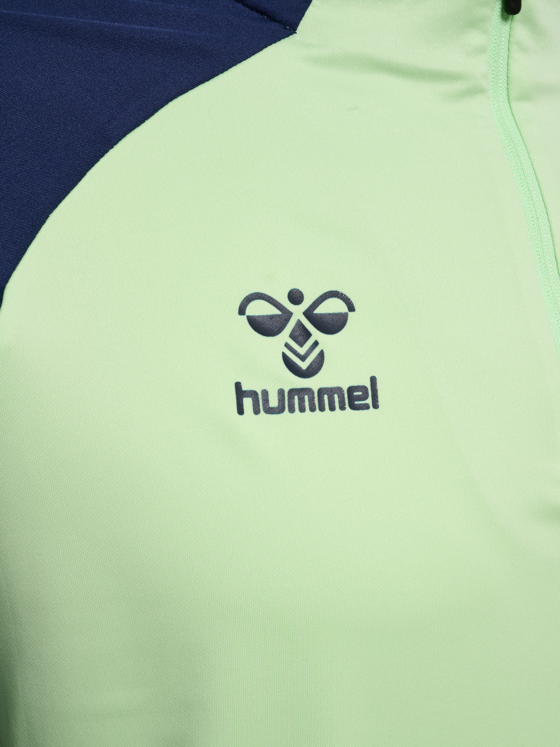 hmlPRO TRAINING HALF ZIP, !PATINA GREEN/MARINE, packshot