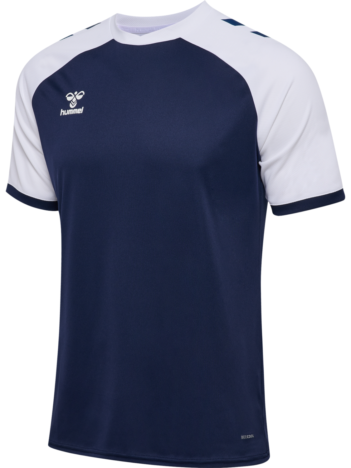 hmlMATCH LEAGUE JERSEY S/S, MARINE/WHITE, packshot