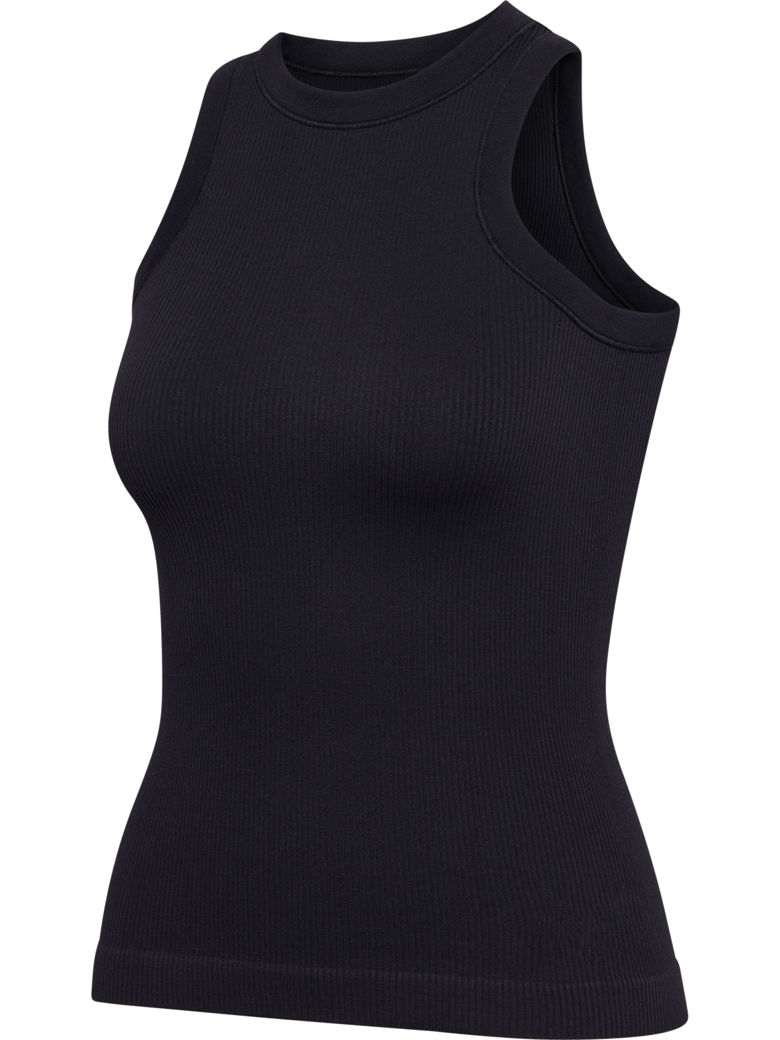 hmlPULSE SEAMLESS RIB W TANK TOP, BLACK, packshot