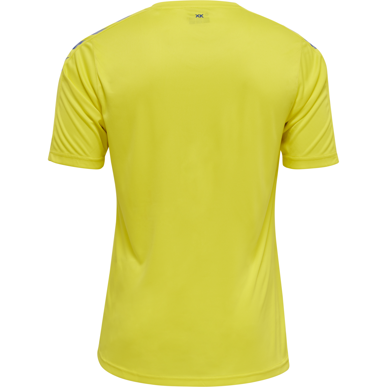 hmlCORE XK POLY JERSEY S/S, BLAZING YELLOW/TRUE BLUE, packshot