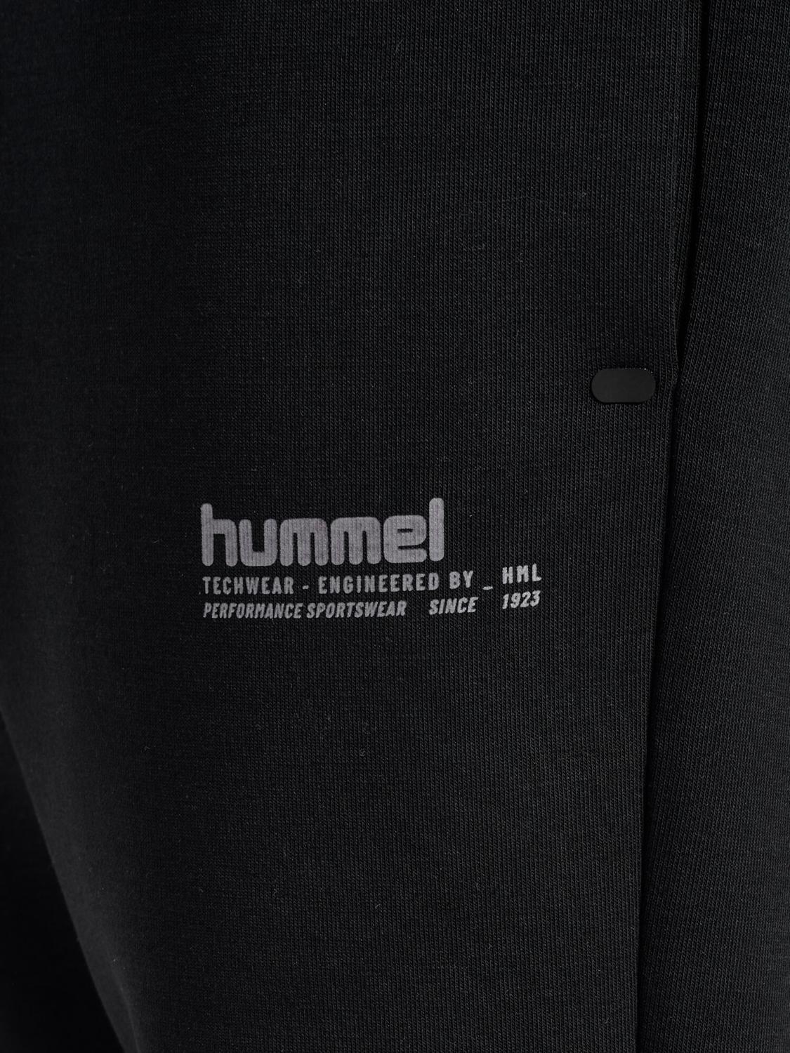 hmlJR TECH FLEECE PANTS, BLACK, packshot