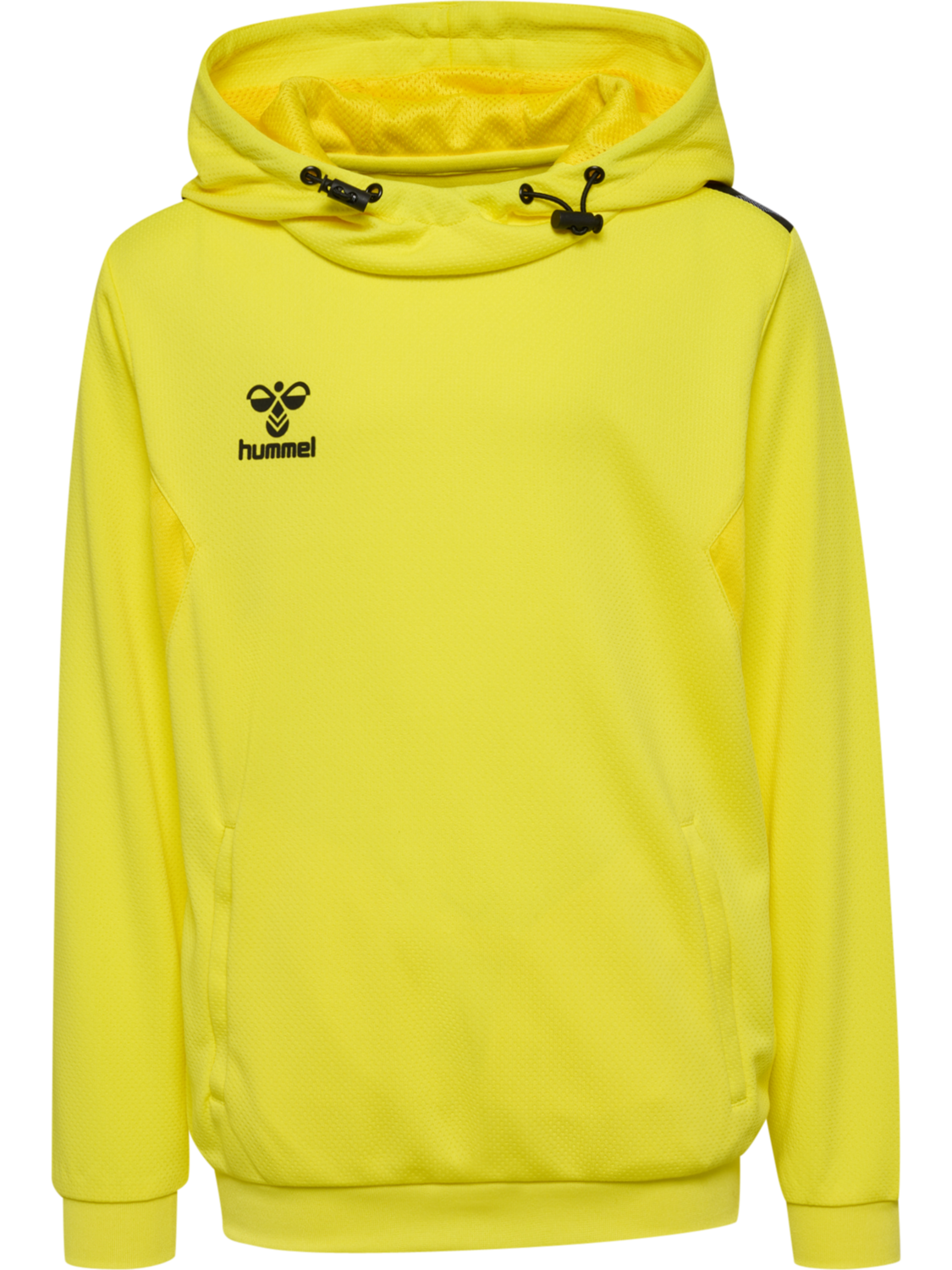 hmlAUTHENTIC PL HOODIE KIDS, BLAZING YELLOW, packshot