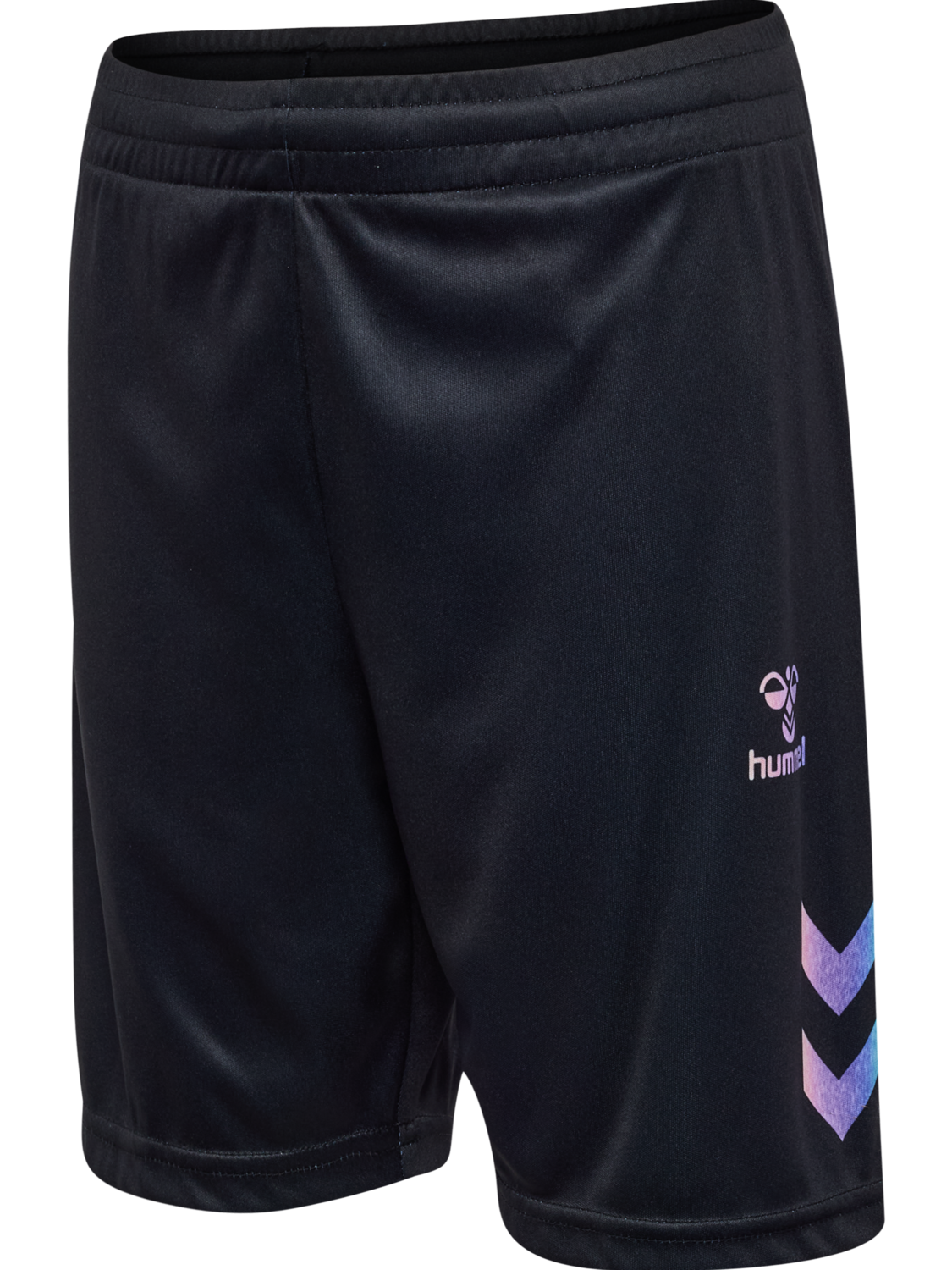 hmlSHIMMER SHORTS, BLACK, packshot