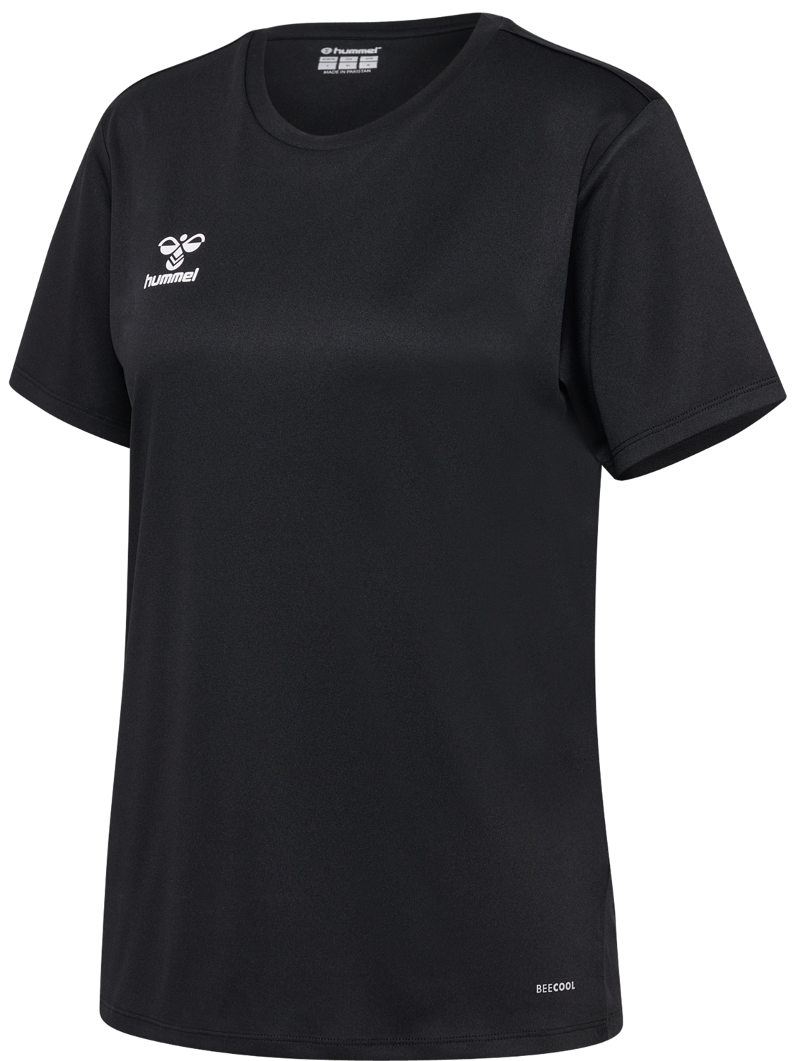 hmlESSENTIAL JERSEY S/S WOMAN, BLACK, packshot