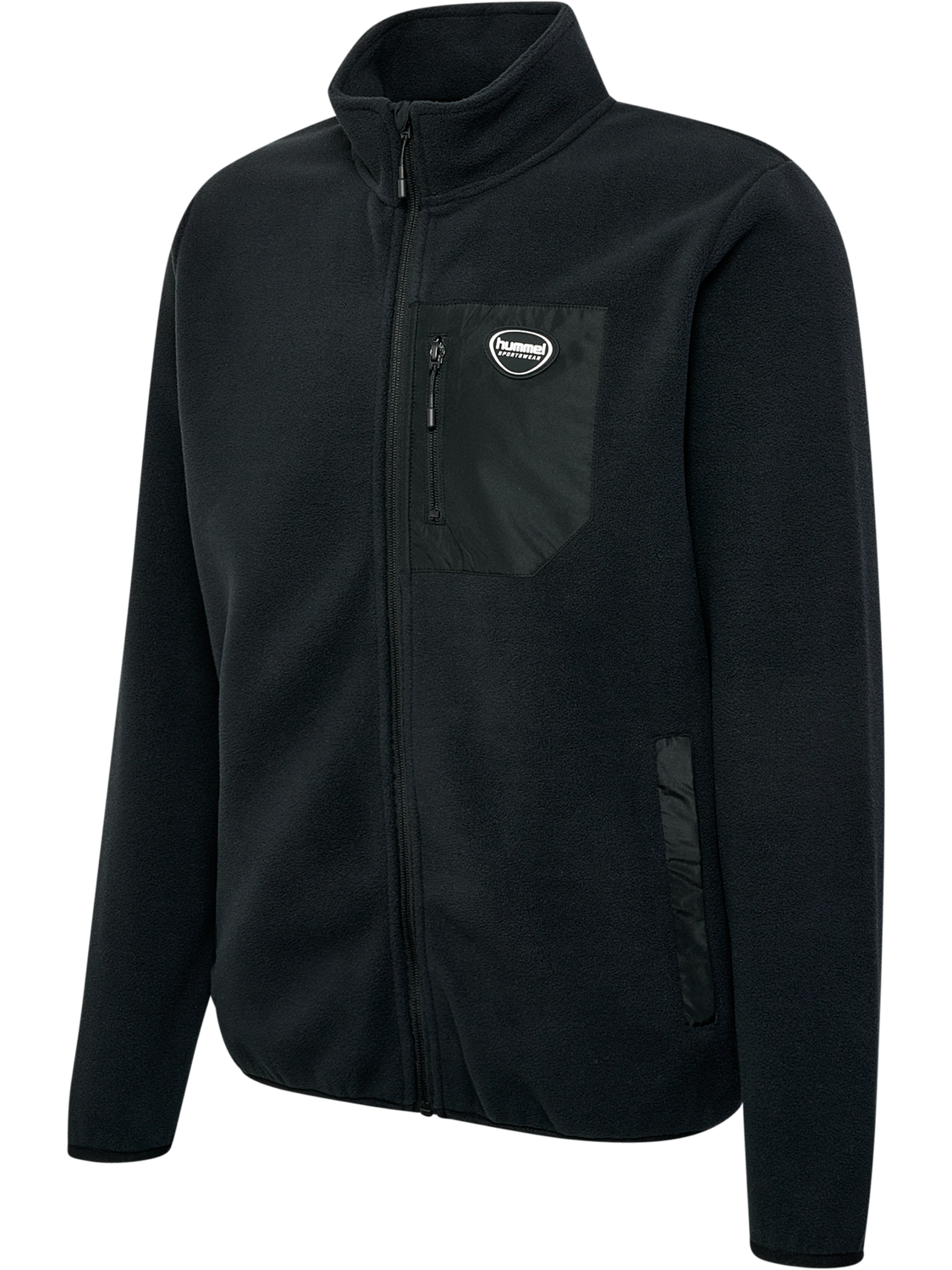 hmlLGC SUM FLEECE JACKET, BLACK, packshot