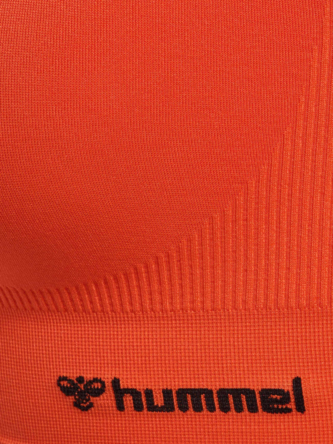 hmlTIF SEAMLESS SPORTS TOP, TANGERINE TANGO, packshot