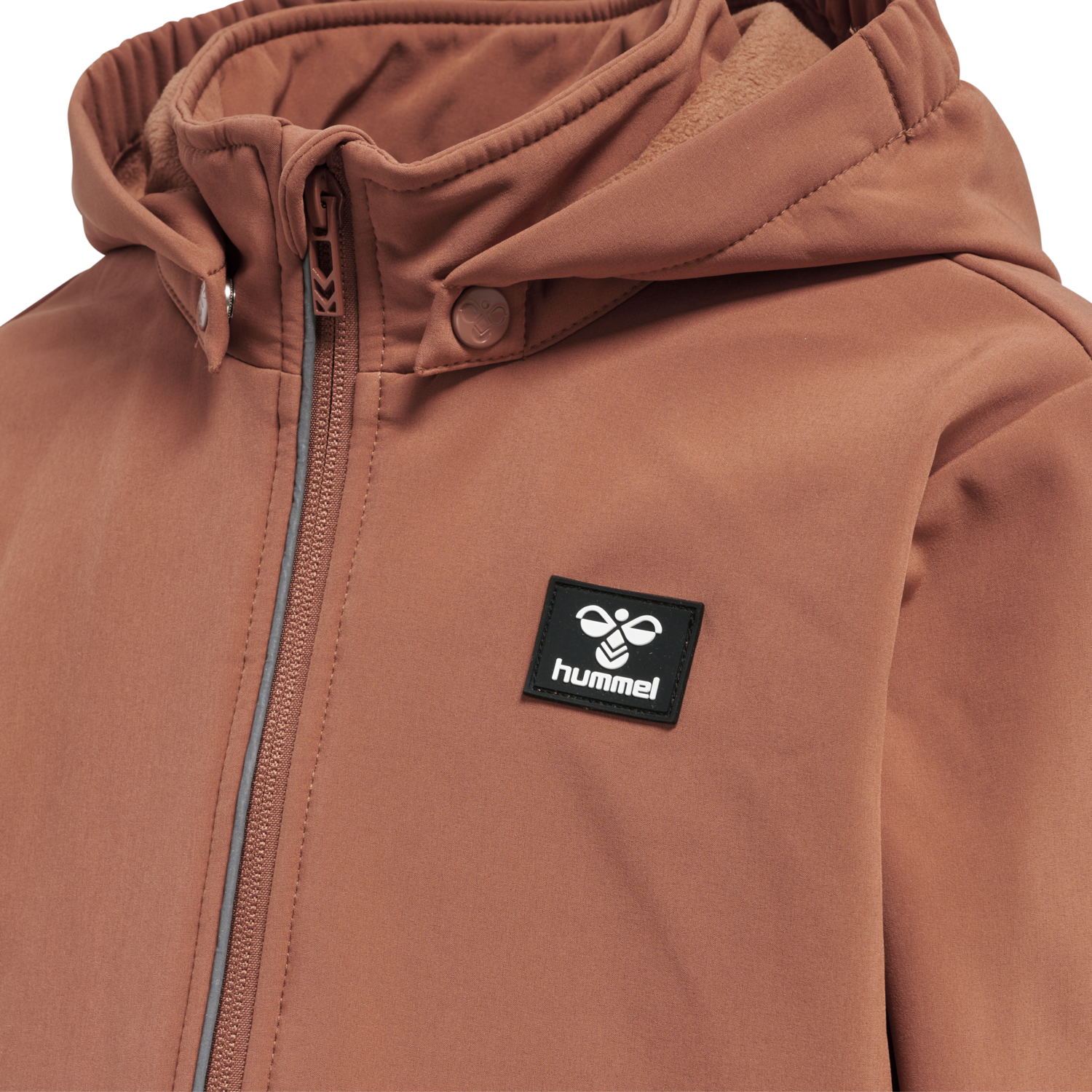 hmlMARS SOFTSHELL JACKET, COPPER BROWN, packshot