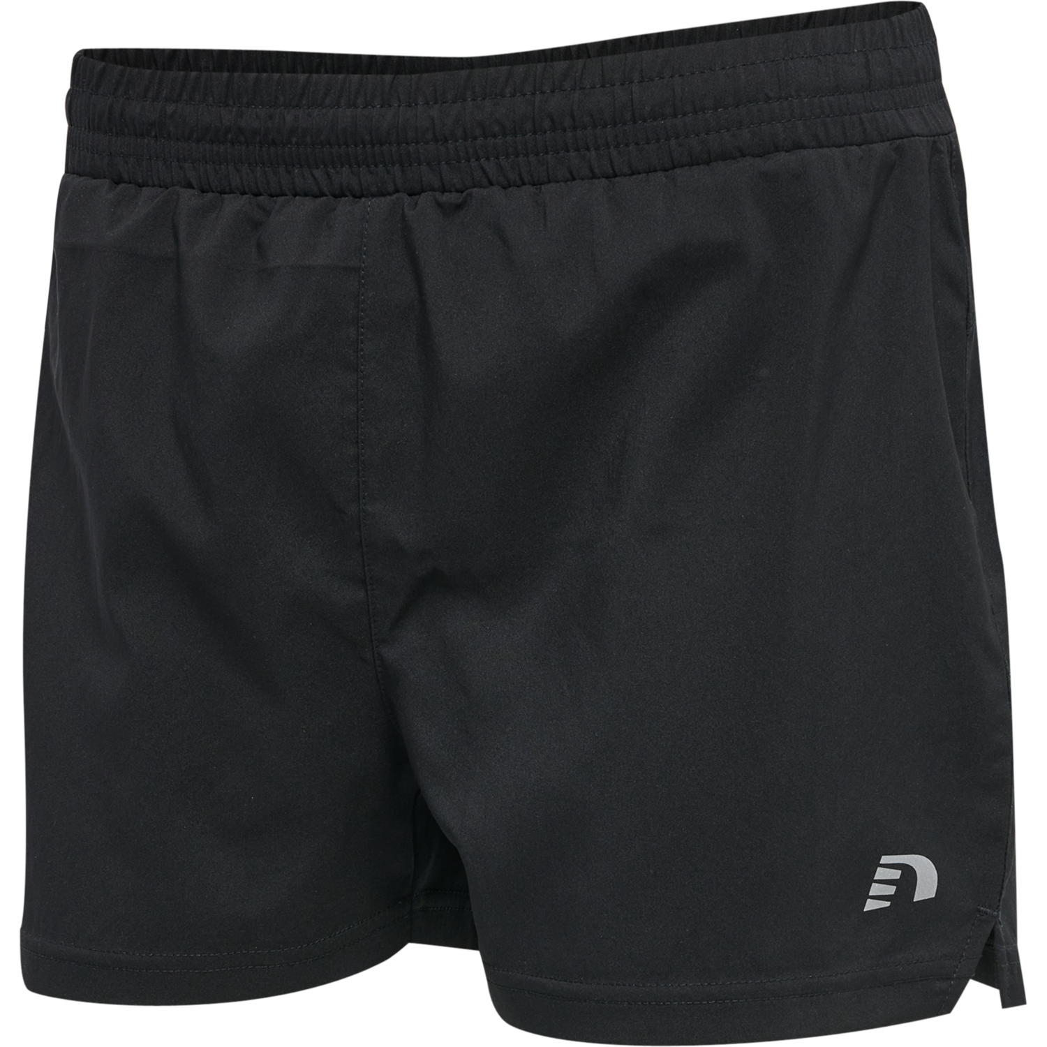 WOMEN CORE RUNNING SHORTS, BLACK, packshot